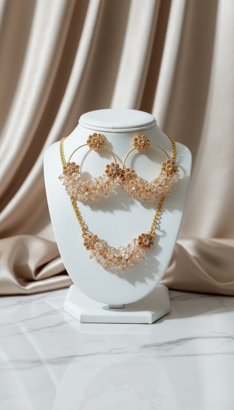 Bajra Chain Locket Set A Pakistani Inspired Masterpiece by OnlinePicksy