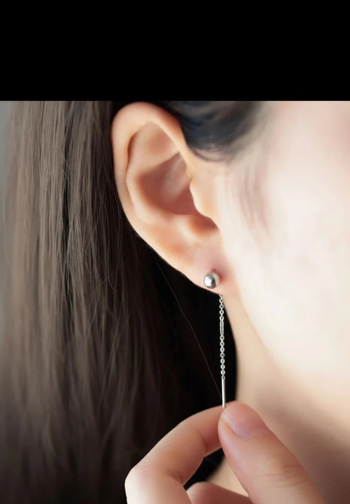 Stillness Ball Chain Earrings for Women