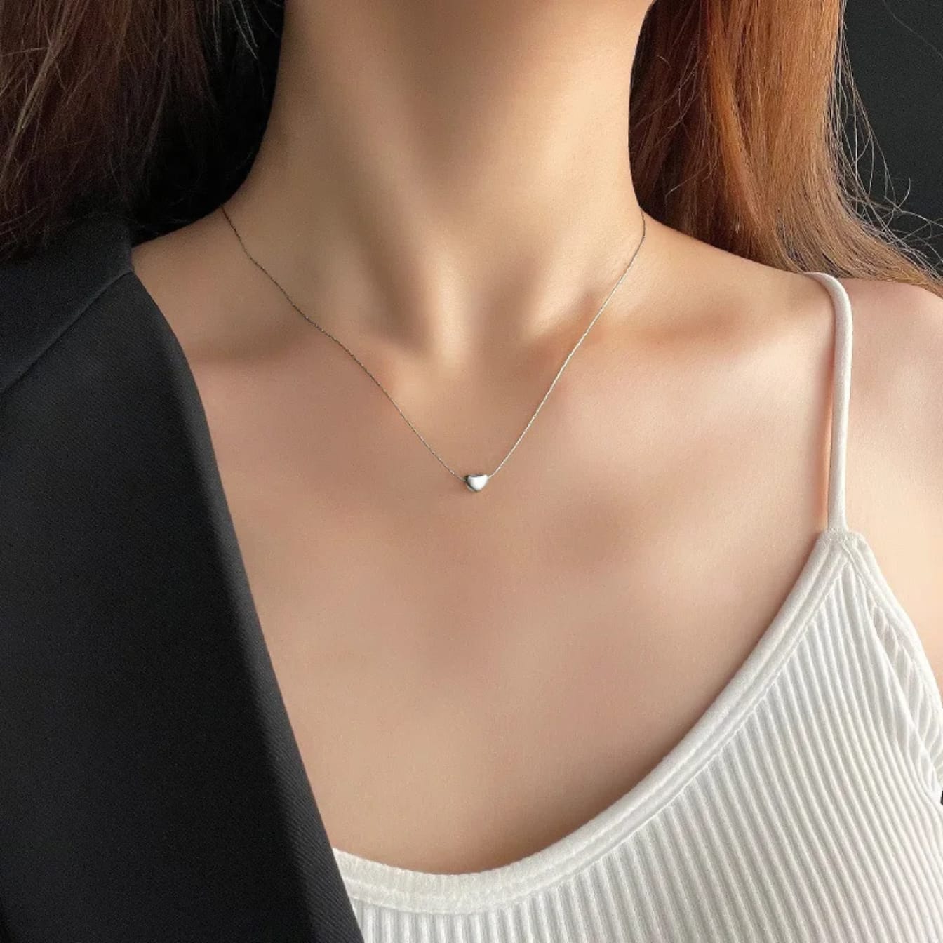 Stillness Heart Locket Chain