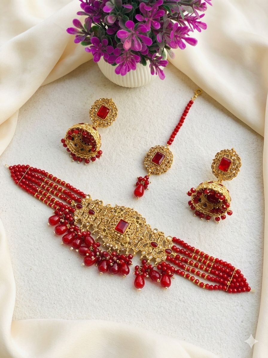 Royal Aura Kundan Choker Set for Women Festive Luxury Edition
