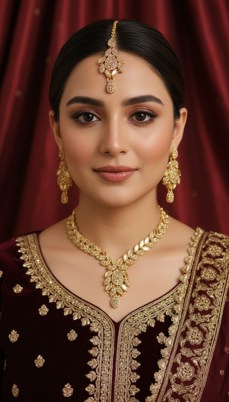 Eagle Kundan Glow Set – Necklace,Earring and Tikka Golden Edition | Party Wear Collection