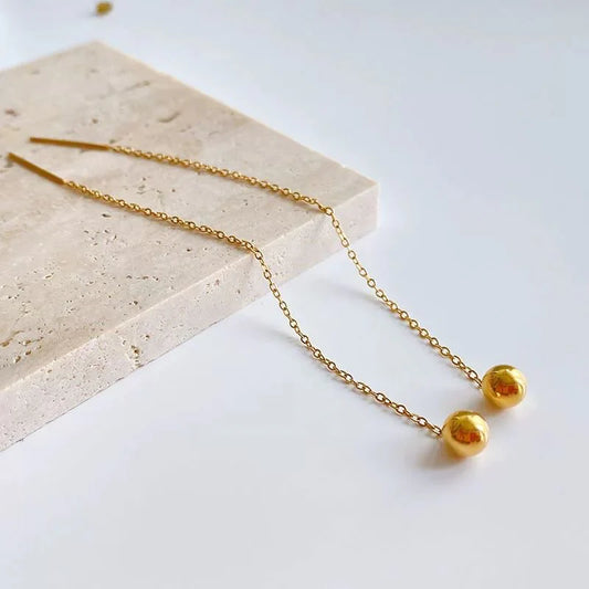 Stillness Ball Chain Earrings for Women