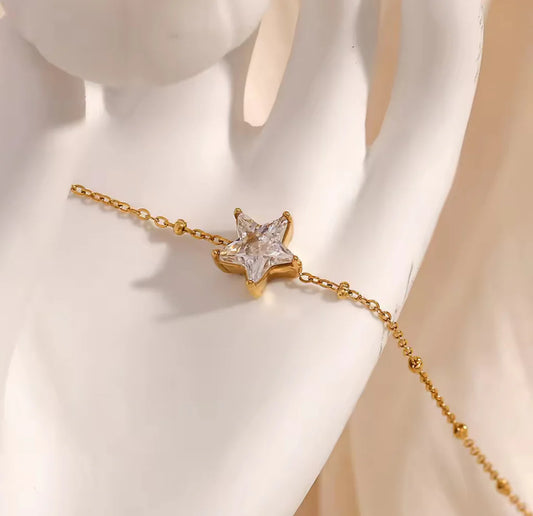 Celestial Star Stainless Steel Bracelet for Women