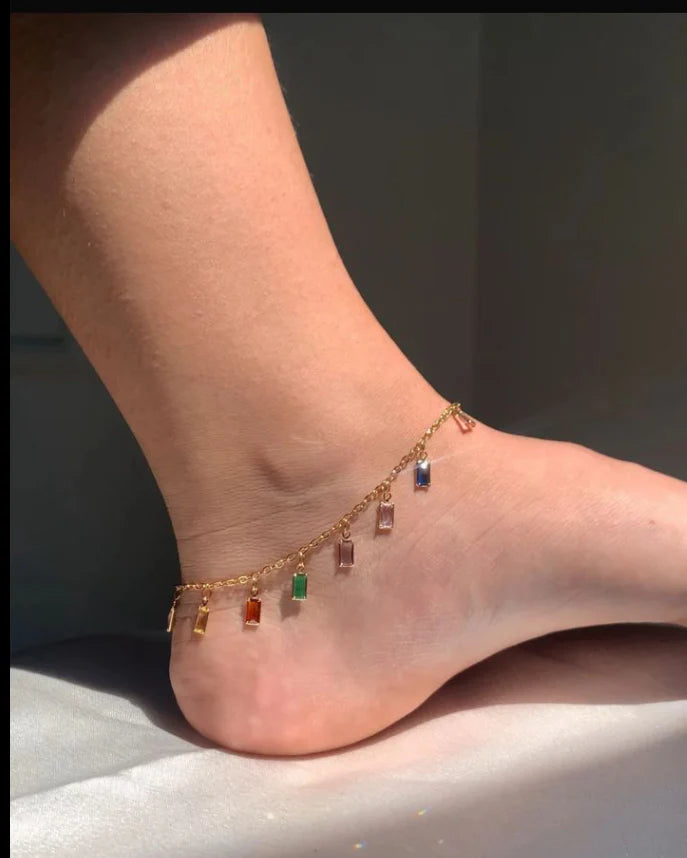 Stillness Multi Charm Trending Anklet for Women