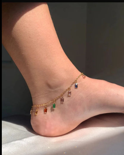 Stillness Multi Charm Trending Anklet for Women