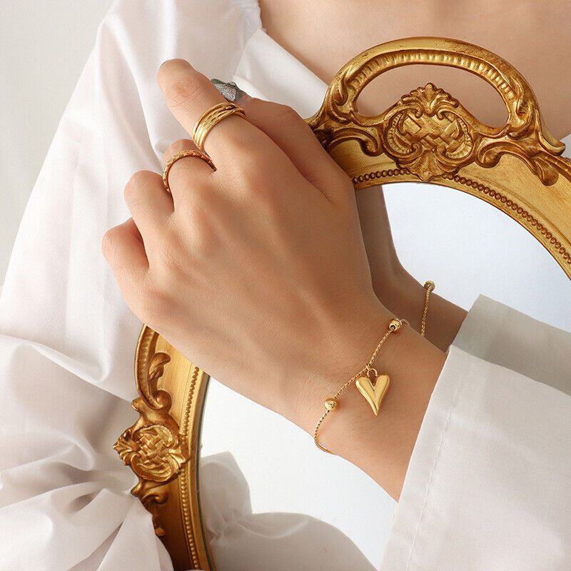 Timeless Heart Stainless Steel Bracelet for Women