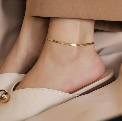 Stillness Snake Chain Anklet for Women