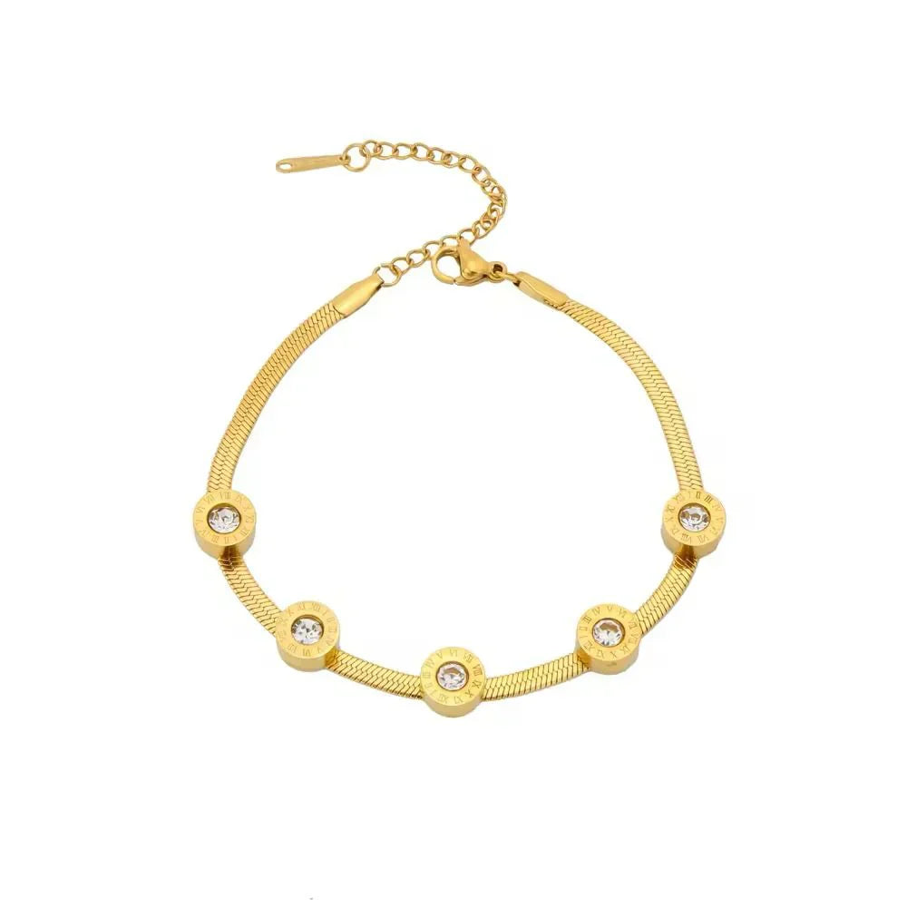 Stillness Five Stone Luxe Bracelet for Women