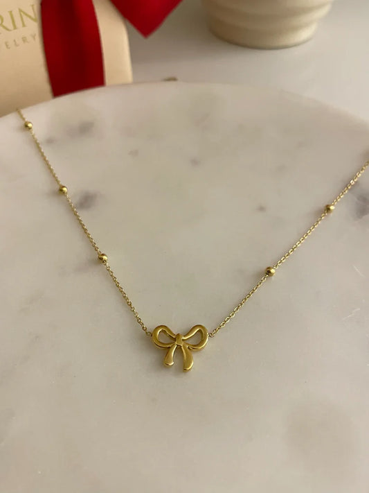 Stillness Ribbon Grace Necklace for Women