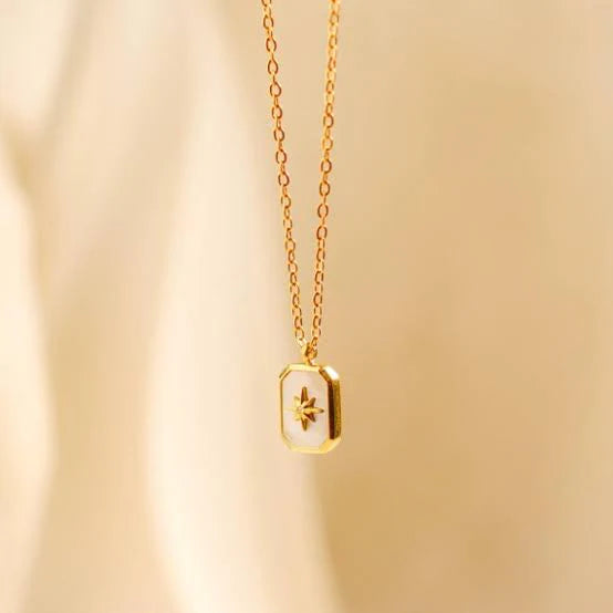 Stillness North Star Pendant Necklace for Women