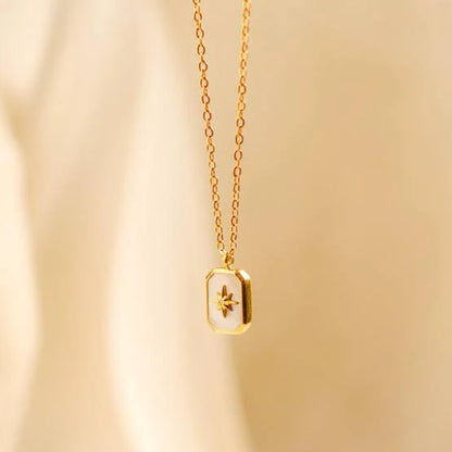 Stillness North Star Pendant Necklace for Women