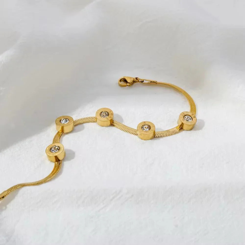 Stillness Five Stone Luxe Bracelet for Women