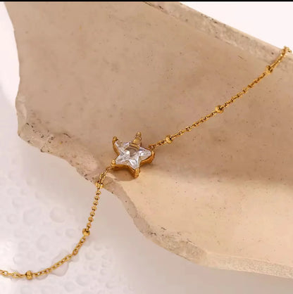 Celestial Star Stainless Steel Bracelet for Women