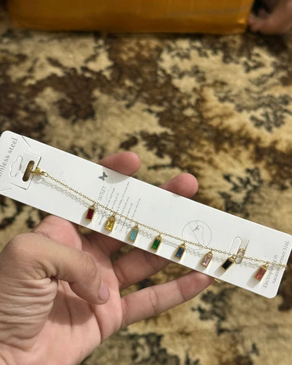 Stillness Multi Charm Trending Anklet for Women