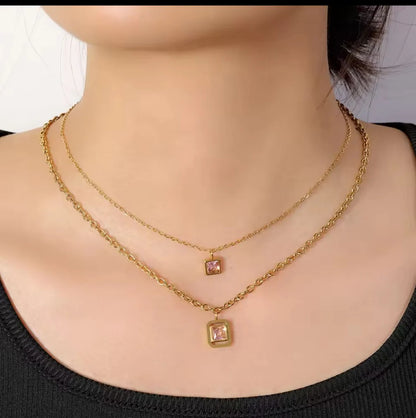 Stillness Dual Layer Elegance Necklace for Women