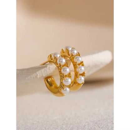 Stillness Pearl Elegance Earrings for Women