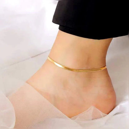 Stillness Snake Chain Anklet for Women