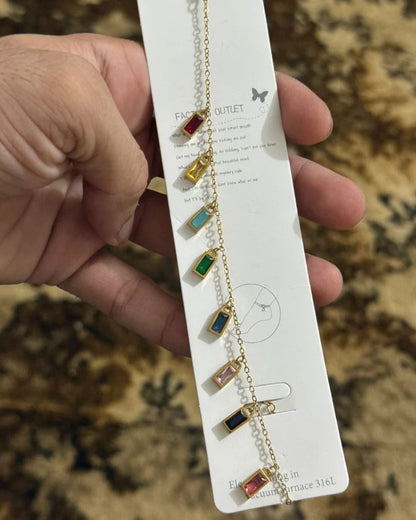 Stillness Multi Charm Trending Anklet for Women