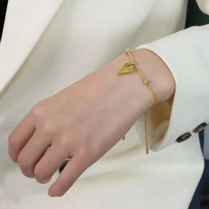 Timeless Heart Stainless Steel Bracelet for Women