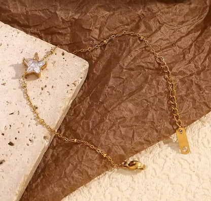 Celestial Star Stainless Steel Bracelet for Women