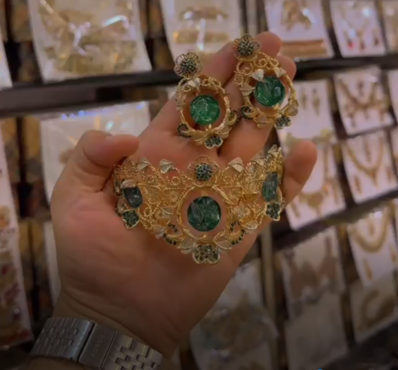 Ottoman Royale Turkish Designer Collar Set for Women