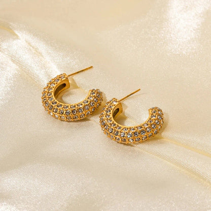 Stillness Signature C Earrings for Women
