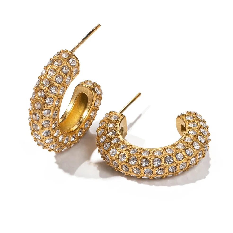 Stillness Signature C Earrings for Women
