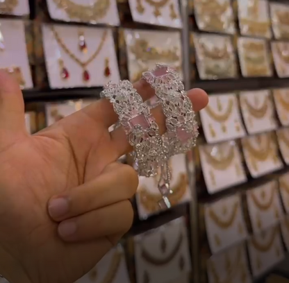 Turkish Crystal Openable Kada Bracelet for Women