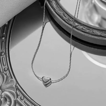 Stillness Heart Locket Chain