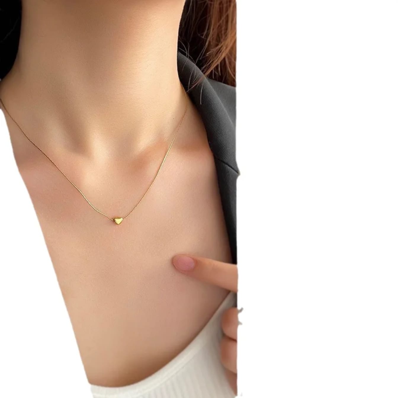 Stillness Heart Locket Chain