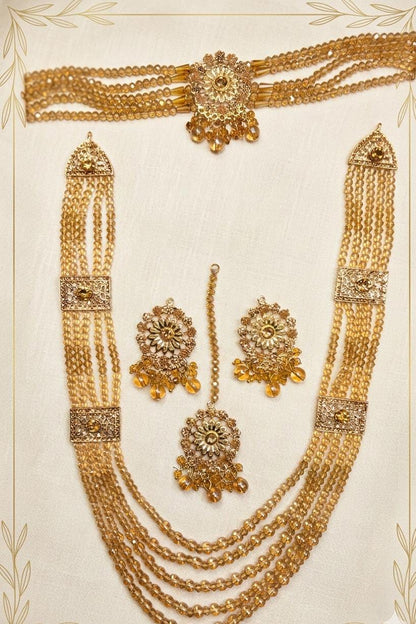 Stillness Floral Design Choker & amp Mala Set for Women