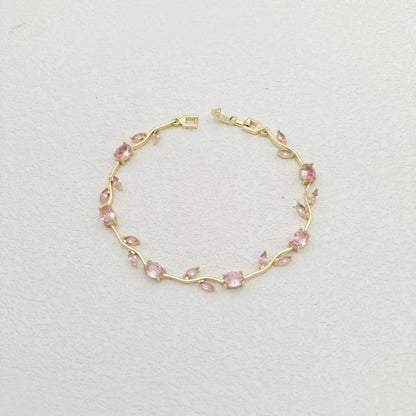 Celestia Charm Gold Plated Stainless Steel Bracelet for Women