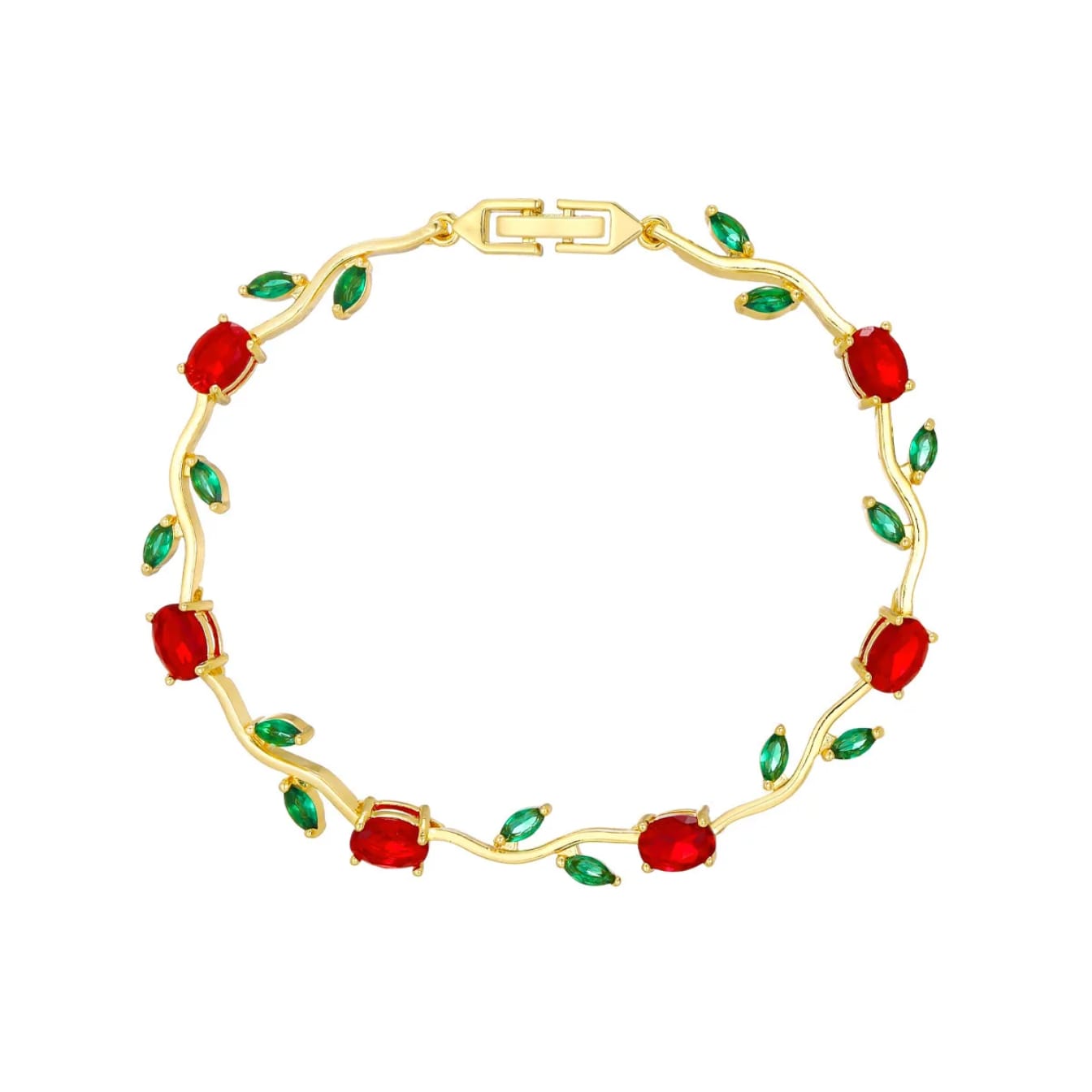 Celestia Charm Gold Plated Stainless Steel Bracelet for Women