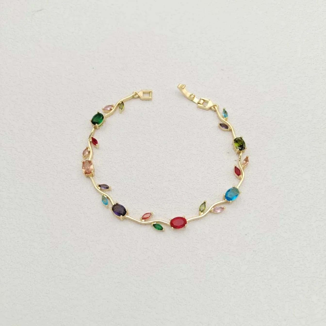 Celestia Charm Gold Plated Stainless Steel Bracelet for Women