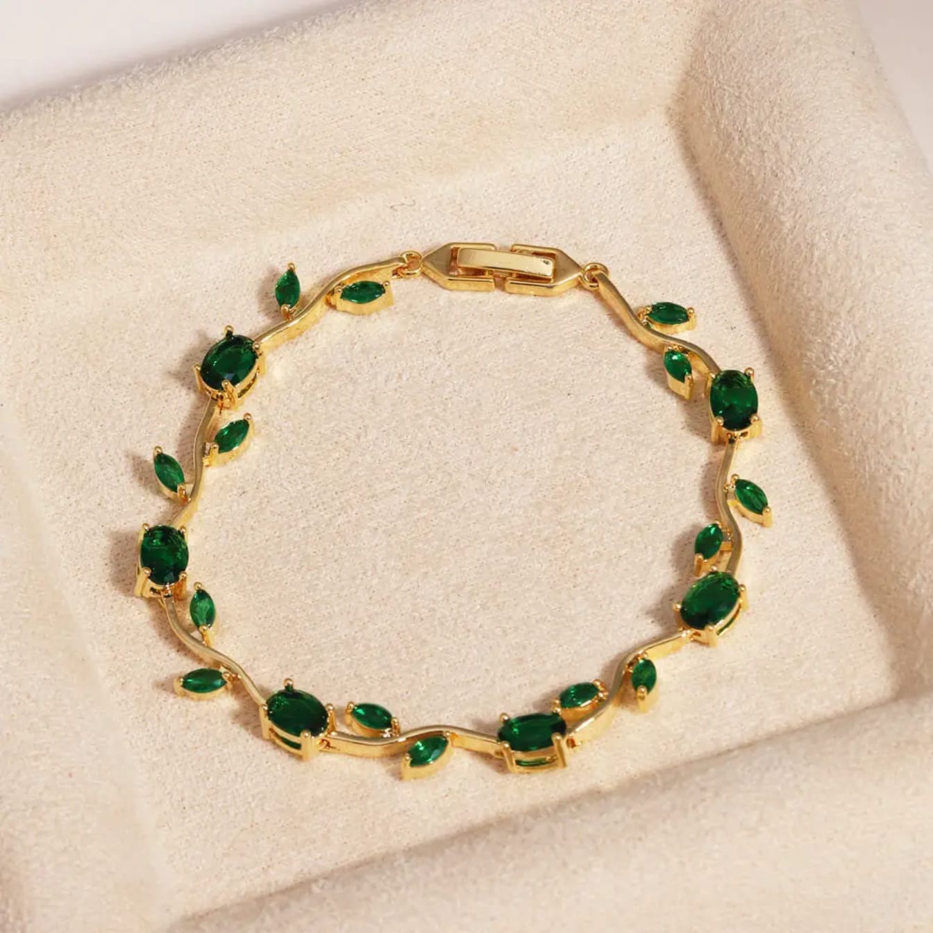 Celestia Charm Gold Plated Stainless Steel Bracelet for Women