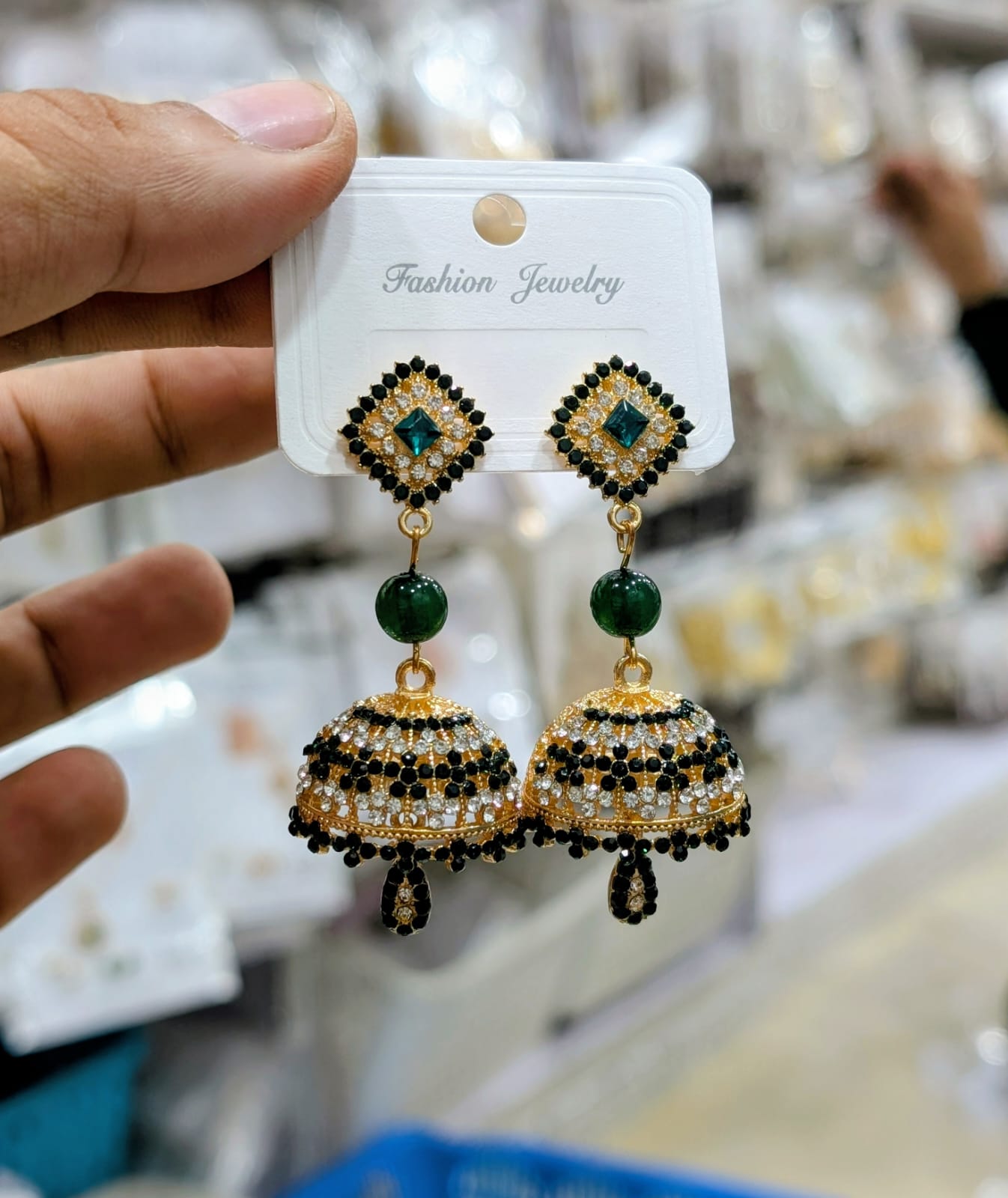 Noor-e-Kashmir Classic Jhumka Earrings for Women