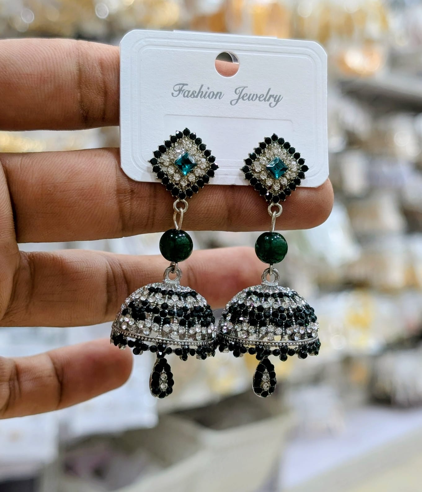 Noor-e-Kashmir Classic Jhumka Earrings for Women