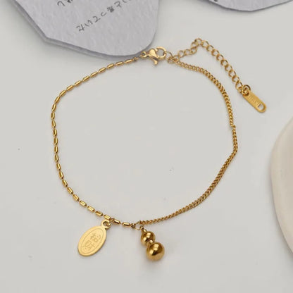 Stillness Charm Stainless Steel Anklet for Women