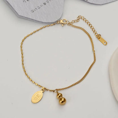Stillness Charm Stainless Steel Anklet for Women