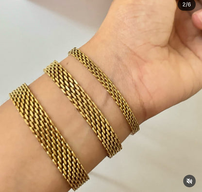 Stillness Luxe Layered 3-Piece Bracelet Set for Women