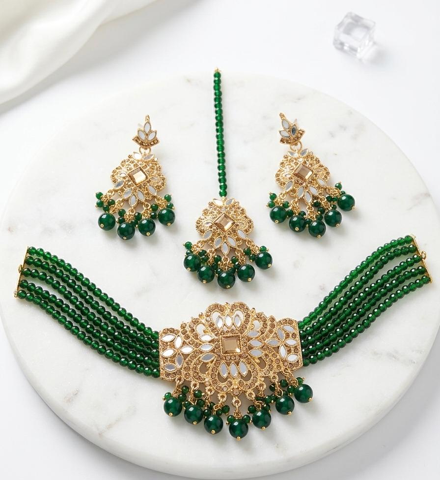 Elegant Farchi Kundan Choker Set for Women – Party Wear Edition