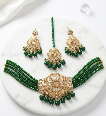 Elegant Farchi Kundan Choker Set for Women – Party Wear Edition