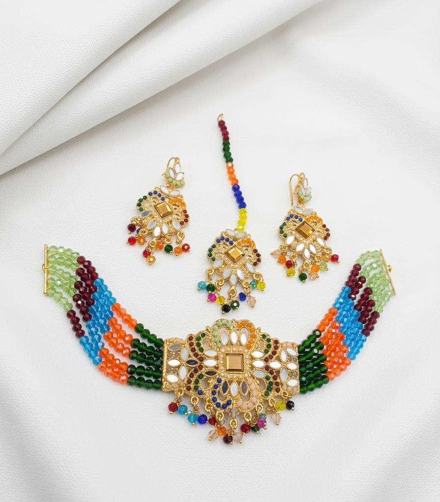 Elegant Farchi Kundan Choker Set for Women – Party Wear Edition