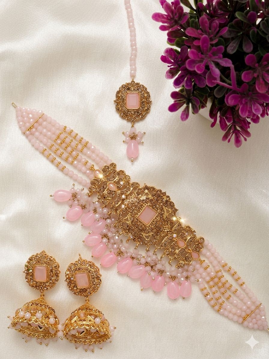 Royal Aura Kundan Choker Set for Women  Festive Luxury Edition