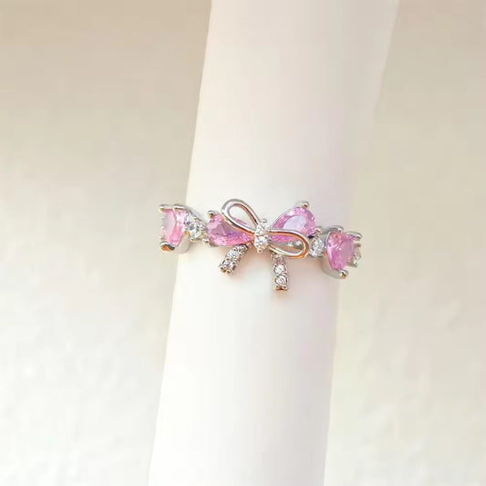 Golden Bow Adjustable Ring for Women – Gold Plated Collection