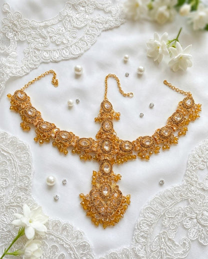Royal Zircon Stone Matha Patti for Women – Bridal & amp; Party Wear