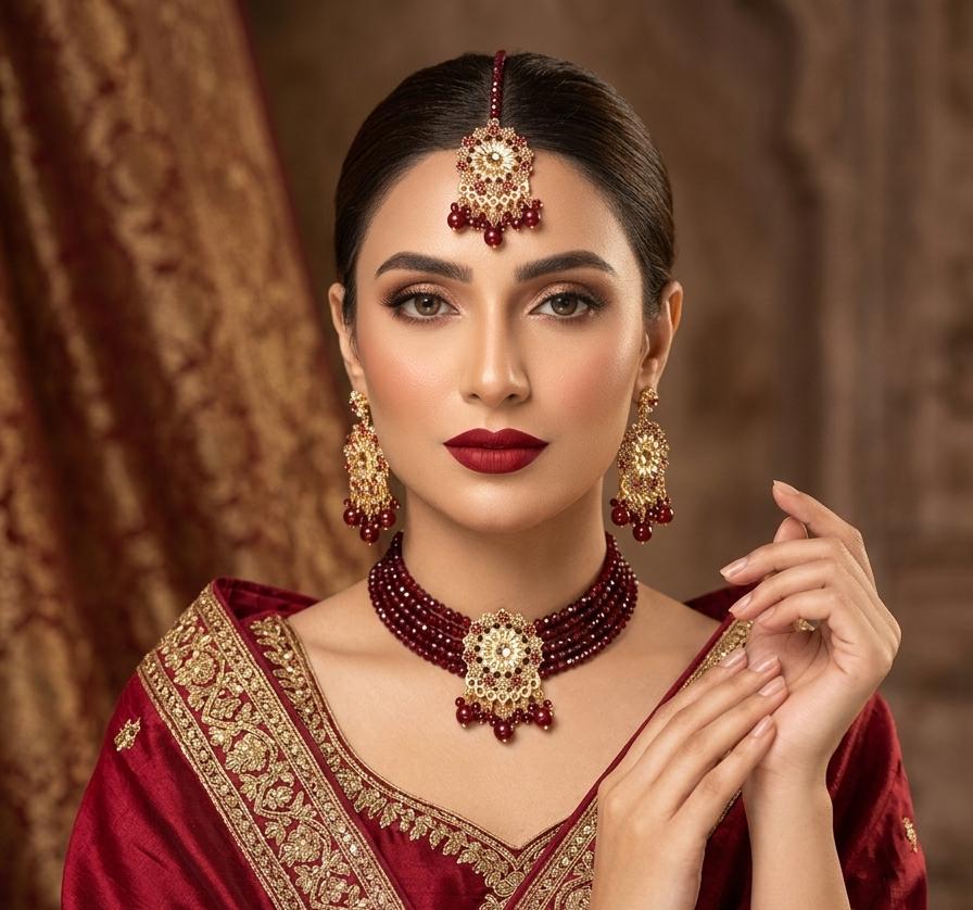 Bloom Petal Flower Choker Set for Women – Party Wear Collection