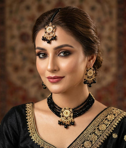 Bloom Petal Flower Choker Set for Women – Party Wear Collection