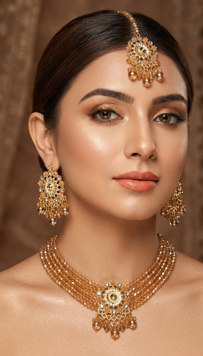 Bloom Petal Flower Choker Set for Women – Party Wear Collection