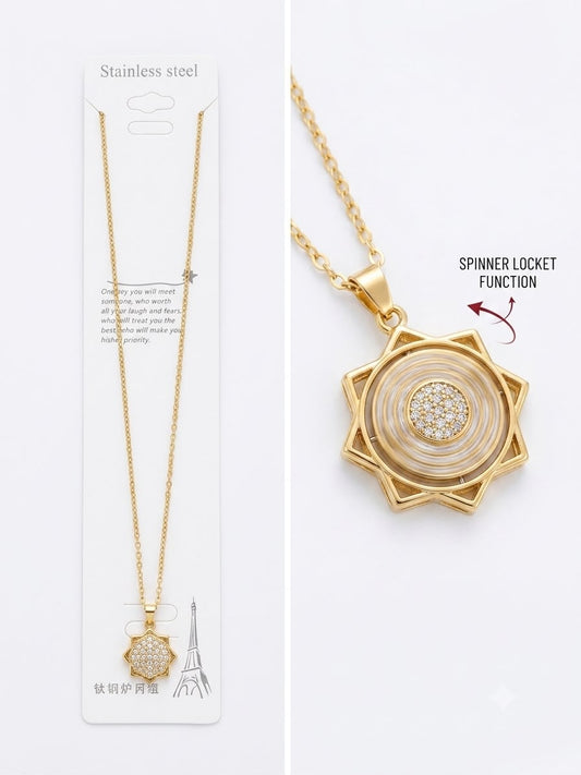 Signature Spinner Locket Chain for Women – Multiple Designs Available